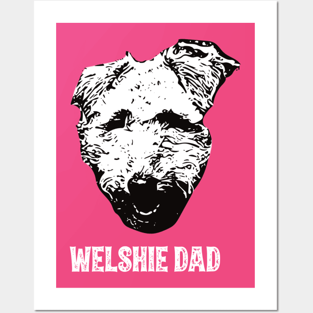 Welsh Terrier Dad Wall Art by DoggyStyles